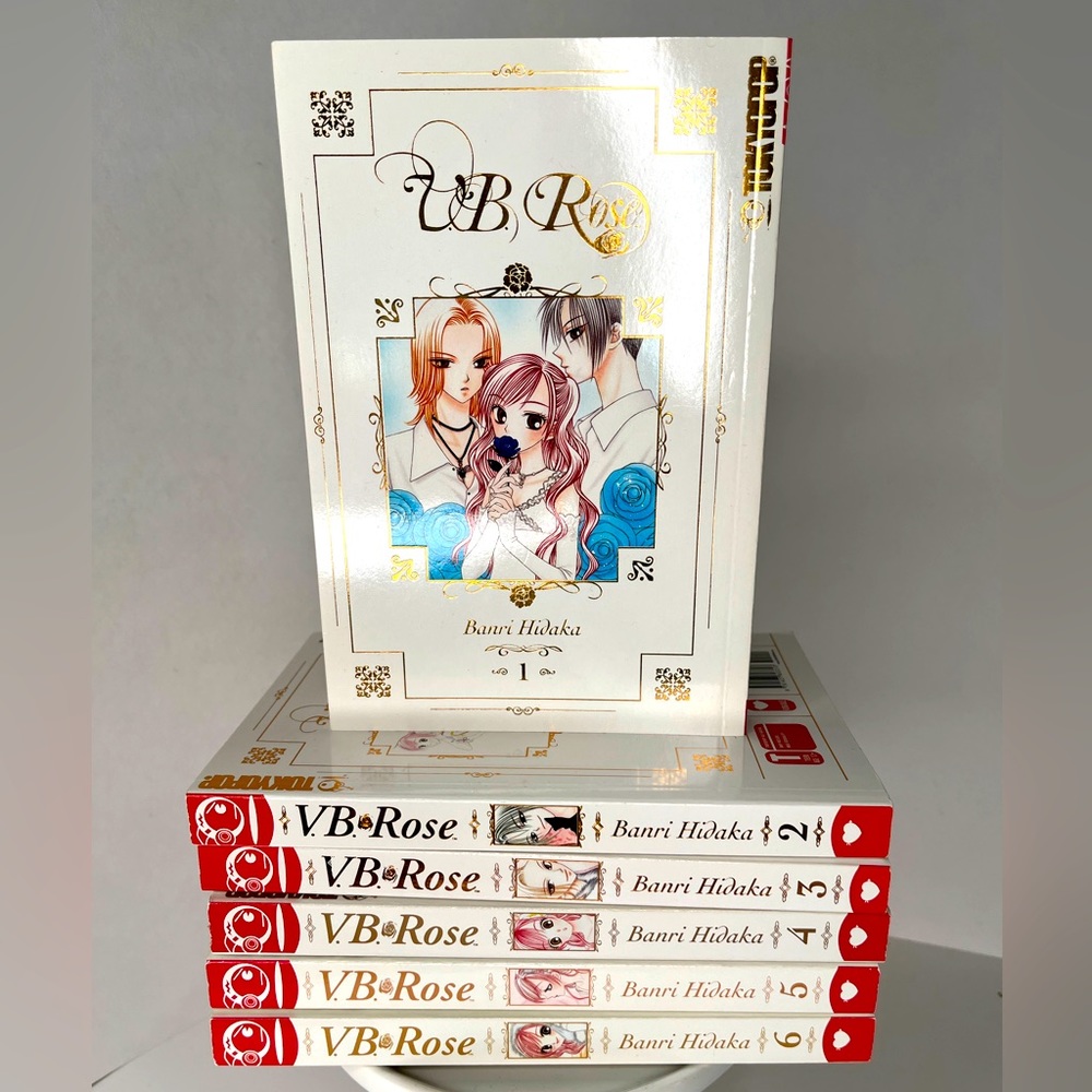 TOKYOPOP MANGA “ V. B. Rose” by Banri Hidaka Volumes 1 - 6 Graphic Novel Romance